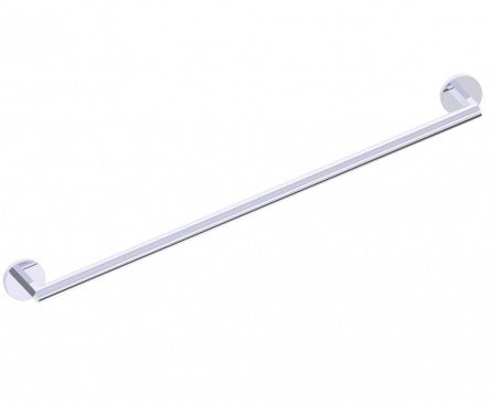 polished chrome towel bar