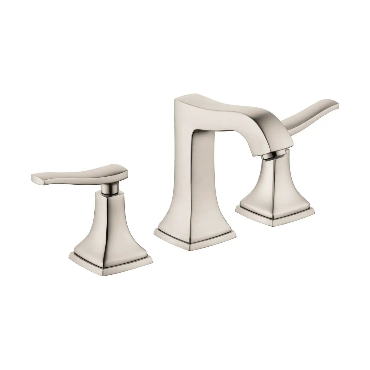 Hansgrohe Metropol Classic Widespread Faucet with Lever Handles and Pop-Up Drain, 1.2 GPM by Hansgrohe