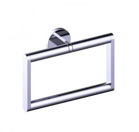 polished chrome towel ring