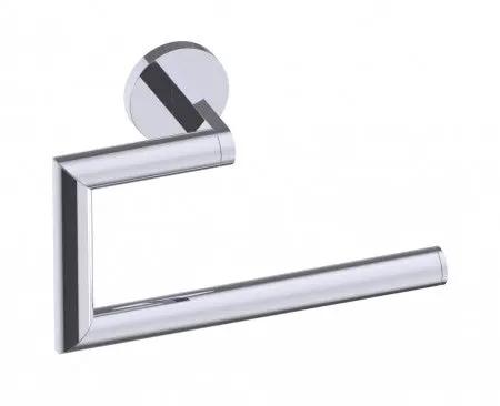 polished chrome towel ring