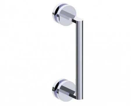 polished chrome door handle