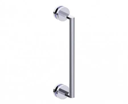 polished chrome door handle