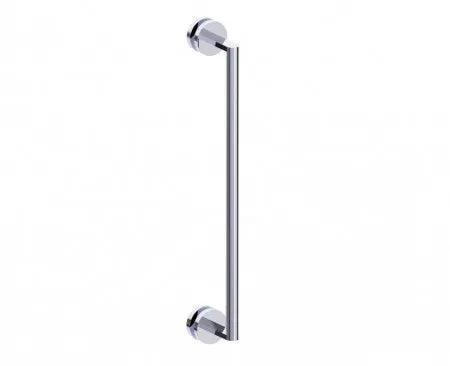 polished chrome door handle