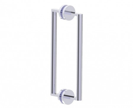 polished chrome door handle