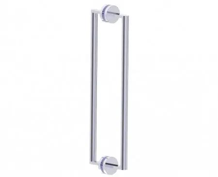 polished chrome door handle
