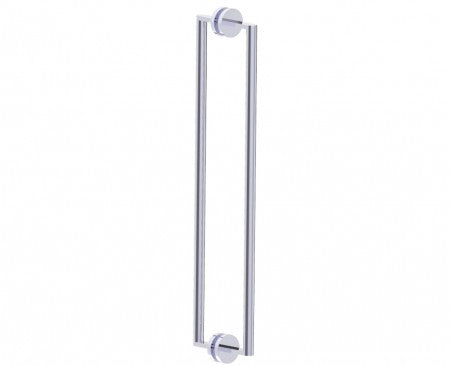 polished chrome door handle