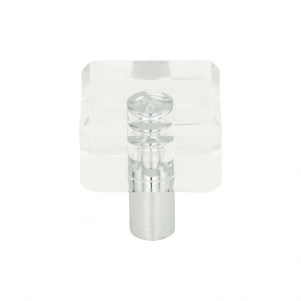 polished chrome knob