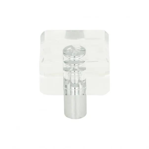 polished chrome knob