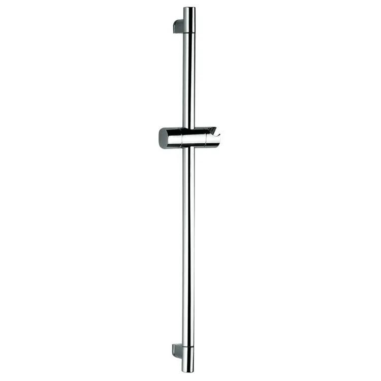 chrome shower rail