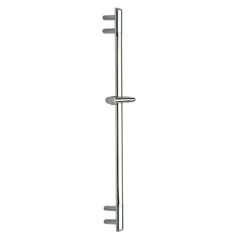 chrome shower rail