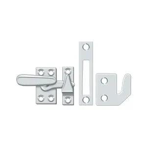 polished chrome windows lock