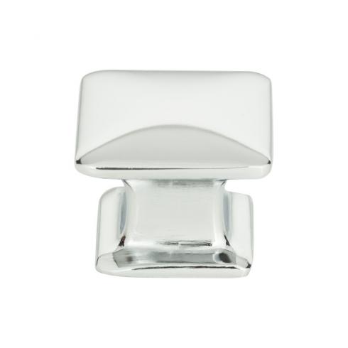 polished chrome knob