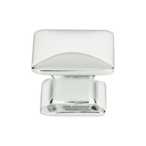 polished chrome knob