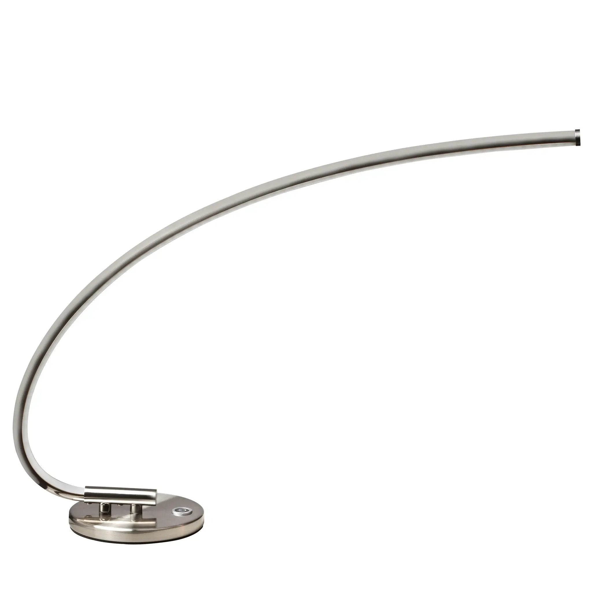 satin chrome table lamp