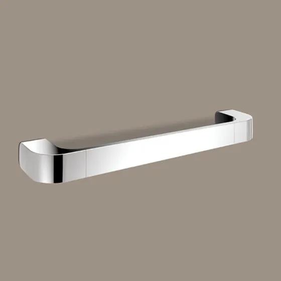 polished chrome grab bar
