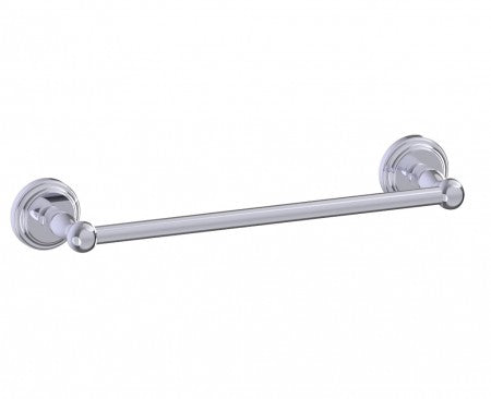 polished chrome towel bar