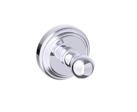 polished chrome robe hook