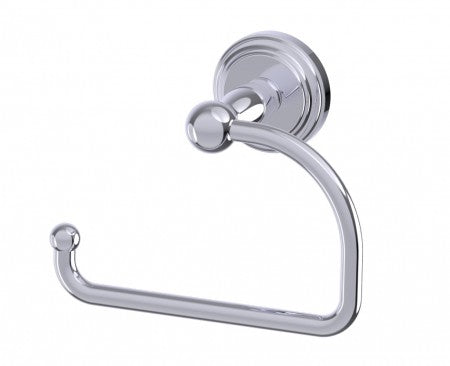 polished chrome tissue holder