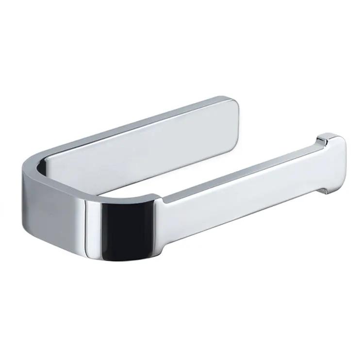polished chrome toilet paper holder