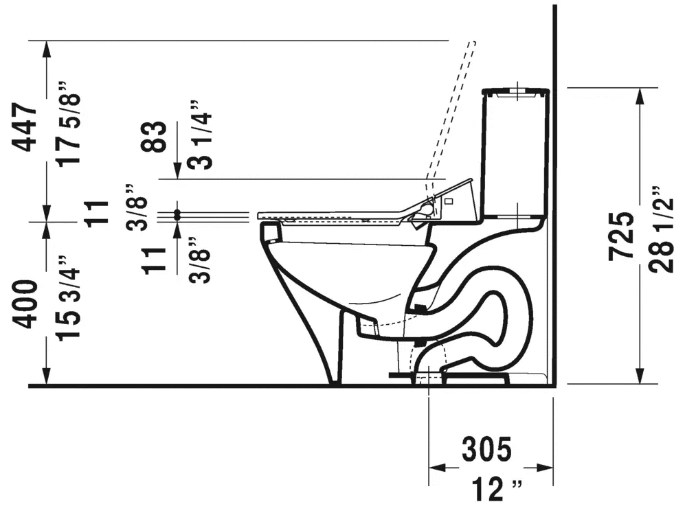 white toilet seat