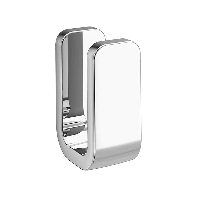 polished chrome robe hook
