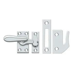 polished chrome windows lock