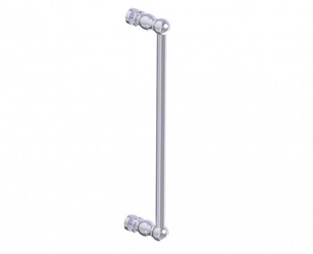polished chrome door handle
