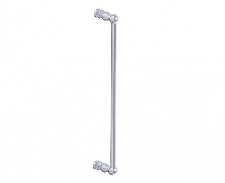 polished chrome door handle