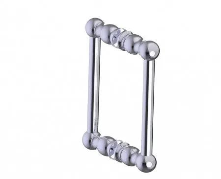 polished chrome door handle