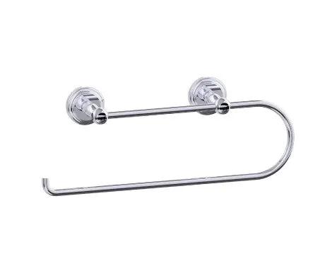 polished chrome towel paper holder