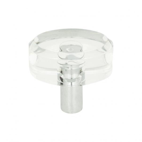 polished chrome knob