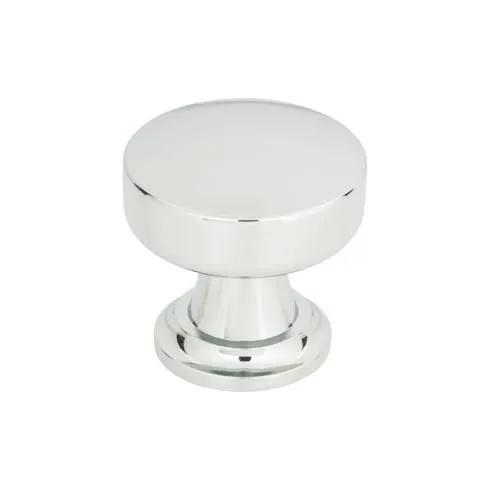 polished chrome knob