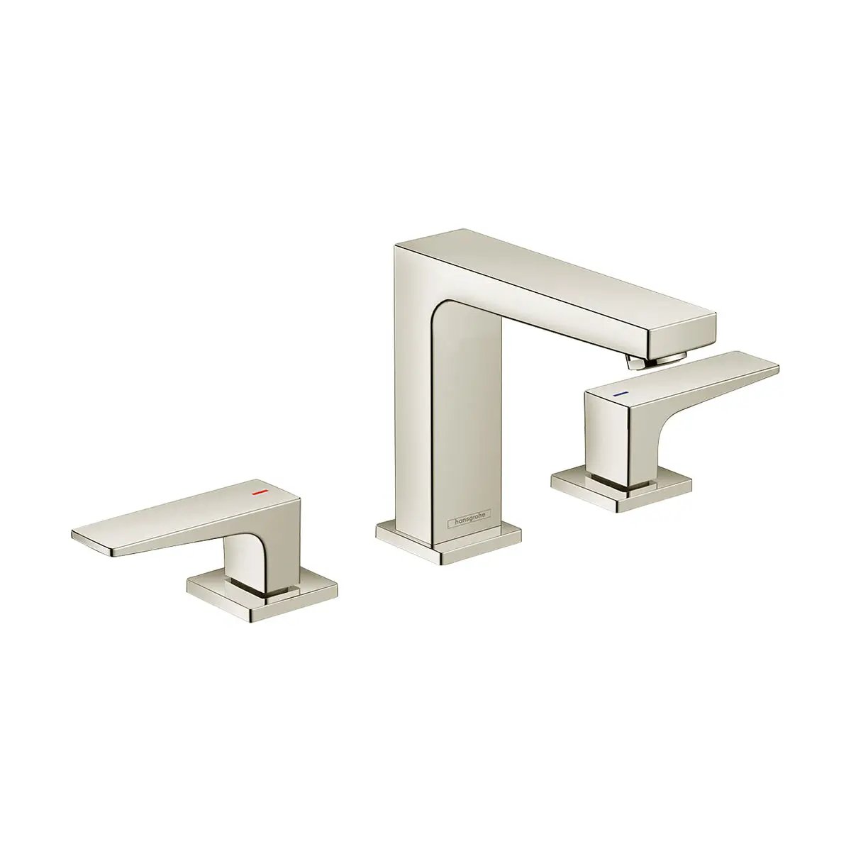 Hansgrohe Metropol Widespread Faucet with Lever Handles and Pop-Up Drain, 1.2 GPM by Hansgrohe