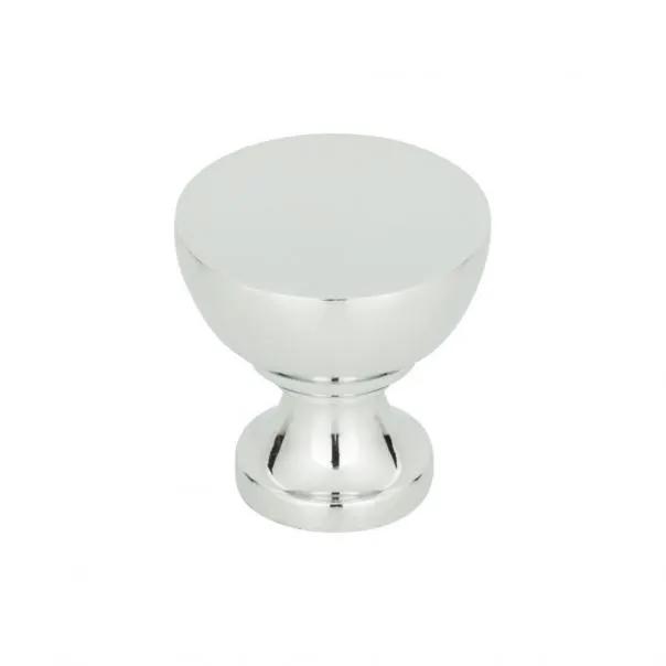 polished chrome knob