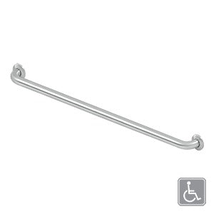 brushed stainless grab bar