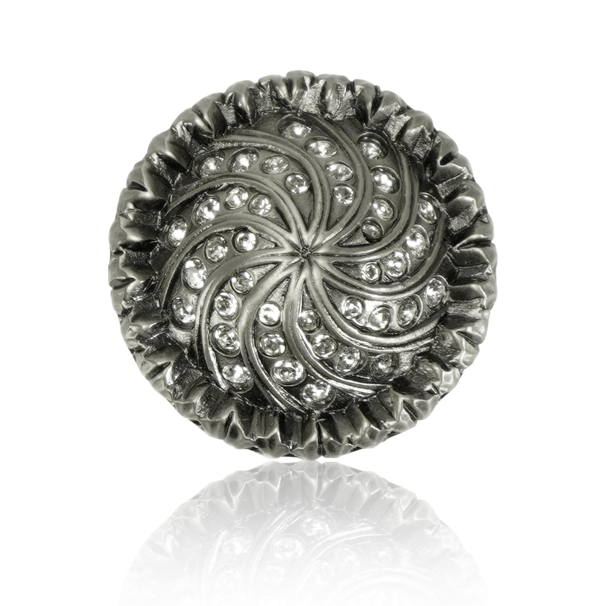 Edgar Berebi Clear Crystal Fontainebleau Knob