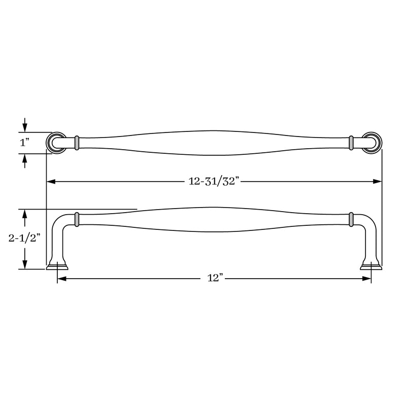 dimension appliance pull