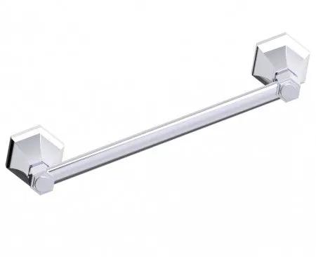 polished chrome towel bar
