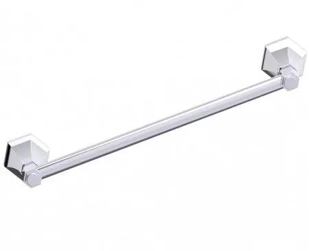 polished chrome towel bar