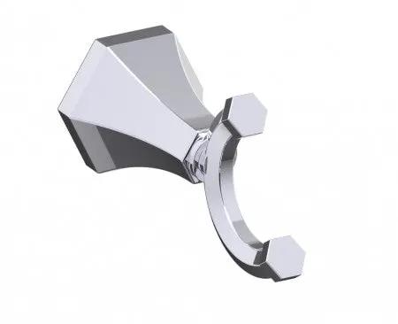 polished chrome coat hook