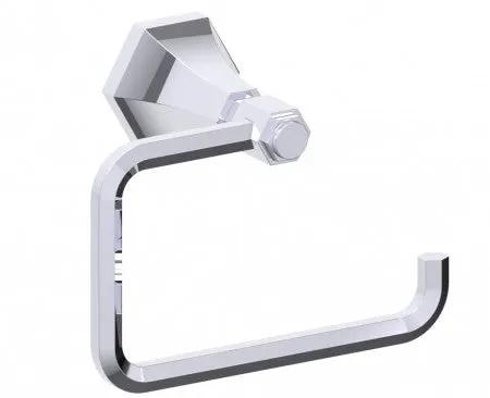 polished chrome tissue holder