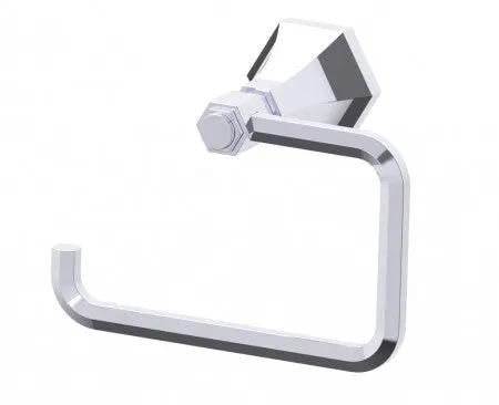 polished chrome tissue holder