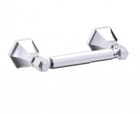 polished chrome tissue holder