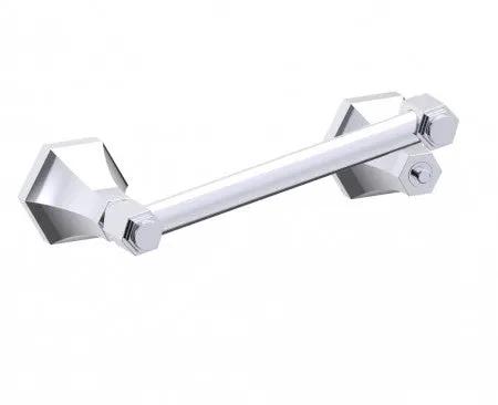 polished chrome tissue holder