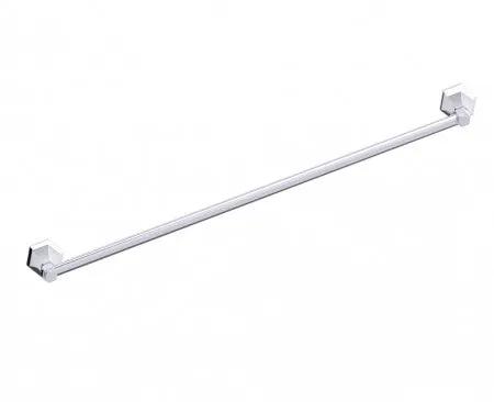 polished chrome towel bar
