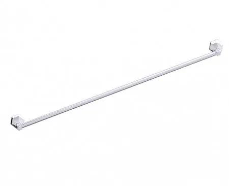 polished chrome towel bar