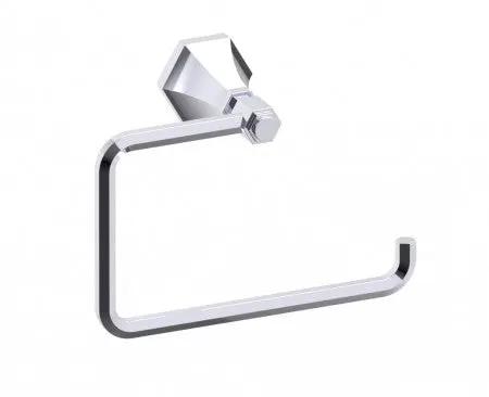 polished chrome towel ring