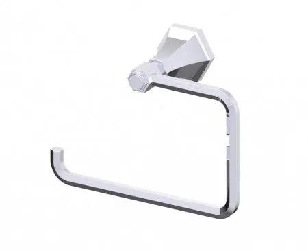 polished chrome towel ring