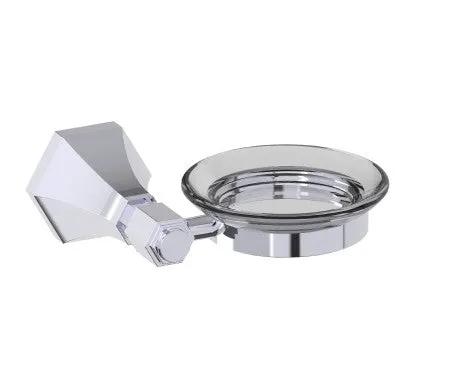 polished chrome soap dish