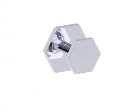 polished chrome door knob